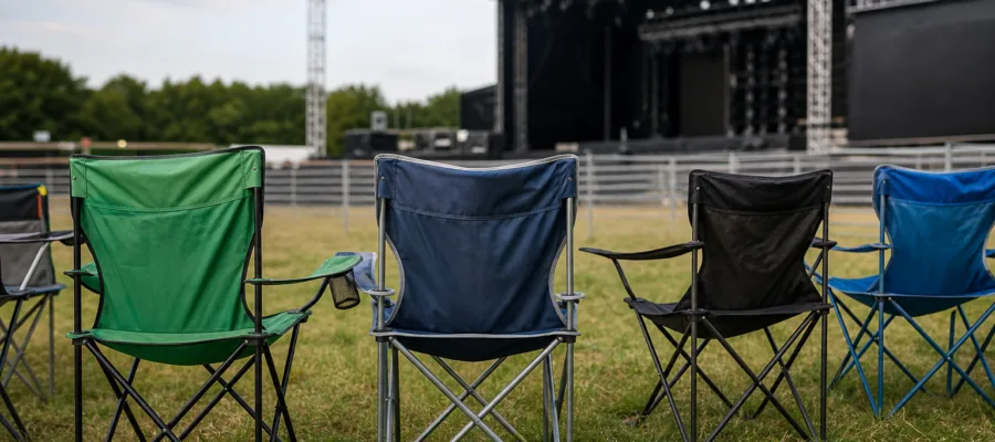 Campingstuehle beim Konzert: Warum der richtige Sitzplatz das Erlebnis veraendert