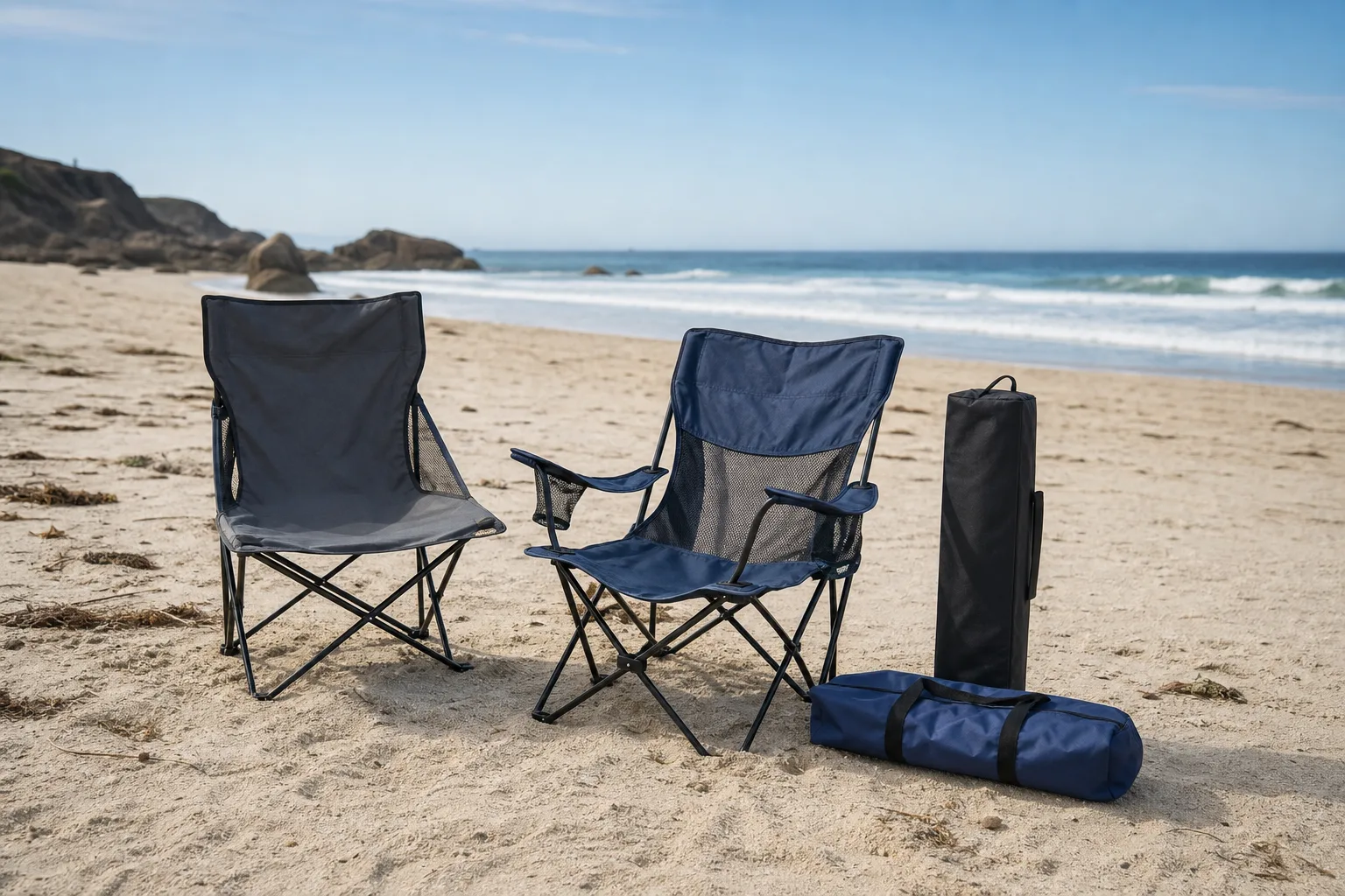 Campingstuehle fuer den Strand auswaehlen: Leichte Modelle und praktische Merkmale