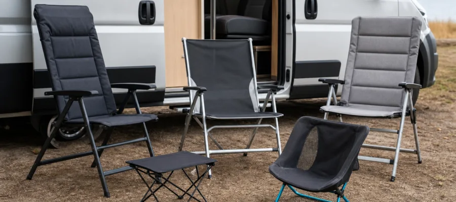Campingstuhl fuer Wohnmobil und Van kaufen: Passende Modelle fuer unterwegs