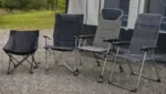 Campingstuhl am Campingplatz: stabil im Vergleich