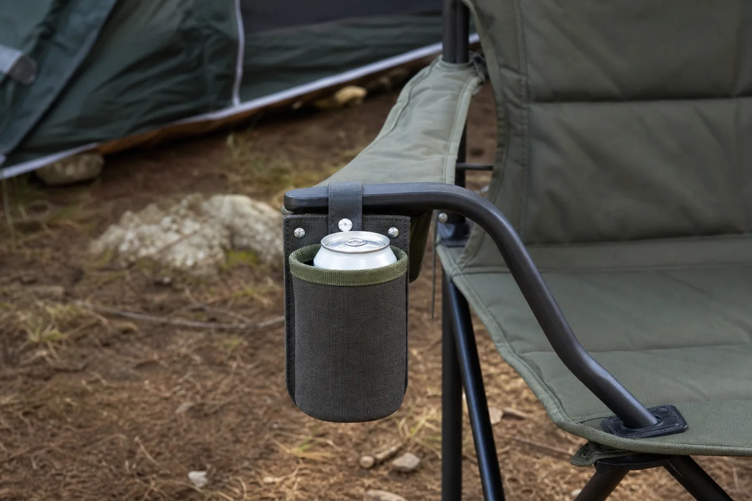 Getraenkehalter fuer den Campingstuhl selber bauen: Einfache DIY-Anleitung