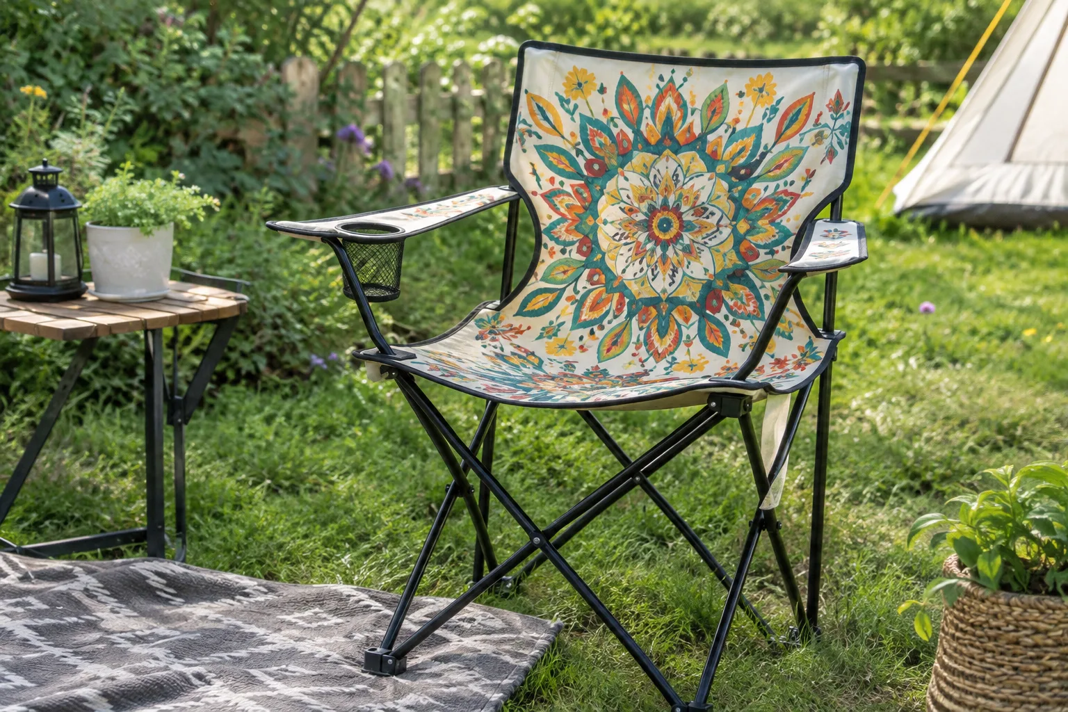 Campingstuhl kreativ gestalten: Besondere DIY-Projekte fuer Camping, Festival und Garten