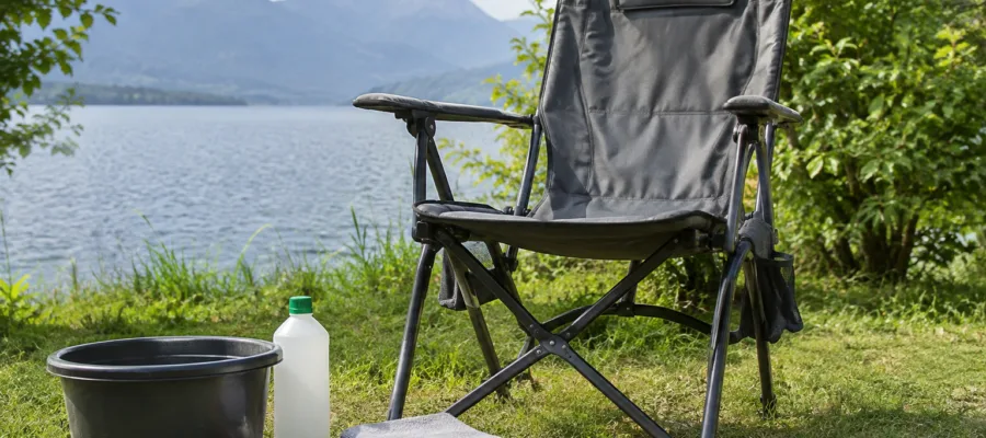 Campingstuhl reinigen und pflegen: Anleitung fuer langlebige Materialien und Bezuege